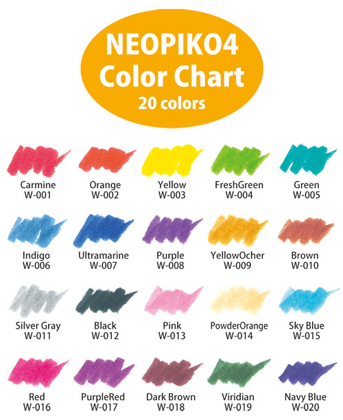 Neopico4_colorchart